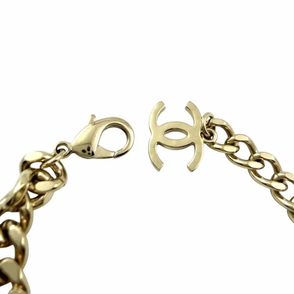 Chanel Cc Logo Chain Bracelet Metal #256929C11B - Picture 5 of 6